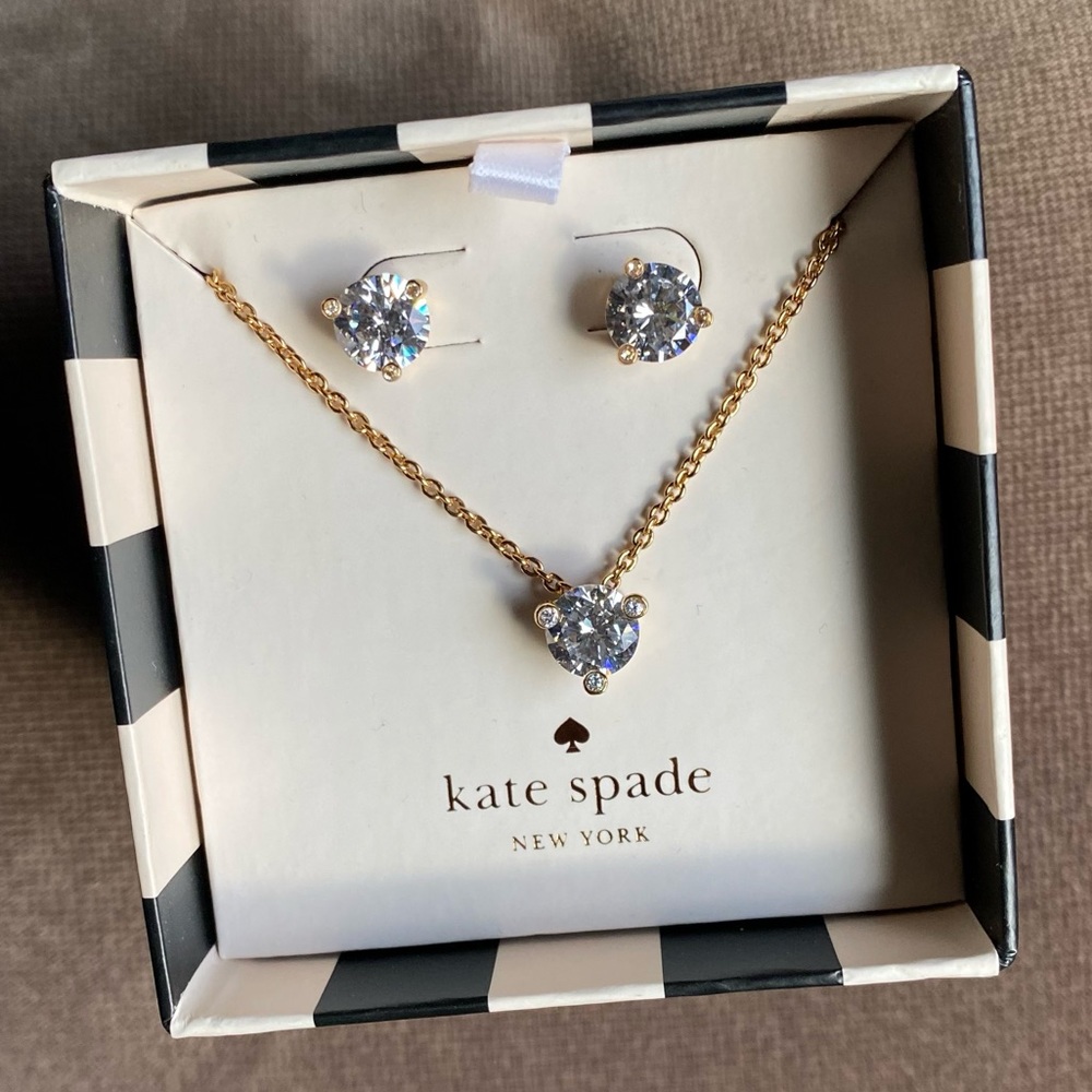Kate Spade earring and necklace set
